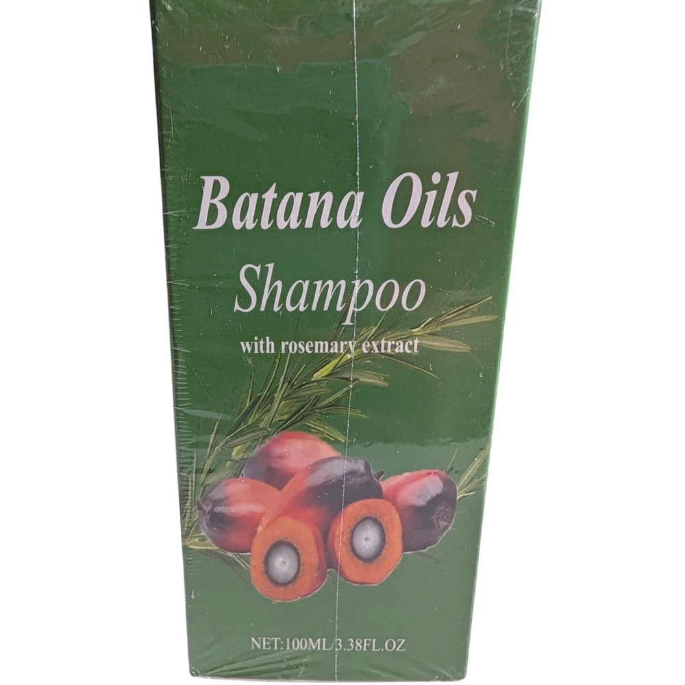 Batana Oils Shampoo with Rosemary Extract 100ml Hair Growth & Repair Formula NIB
